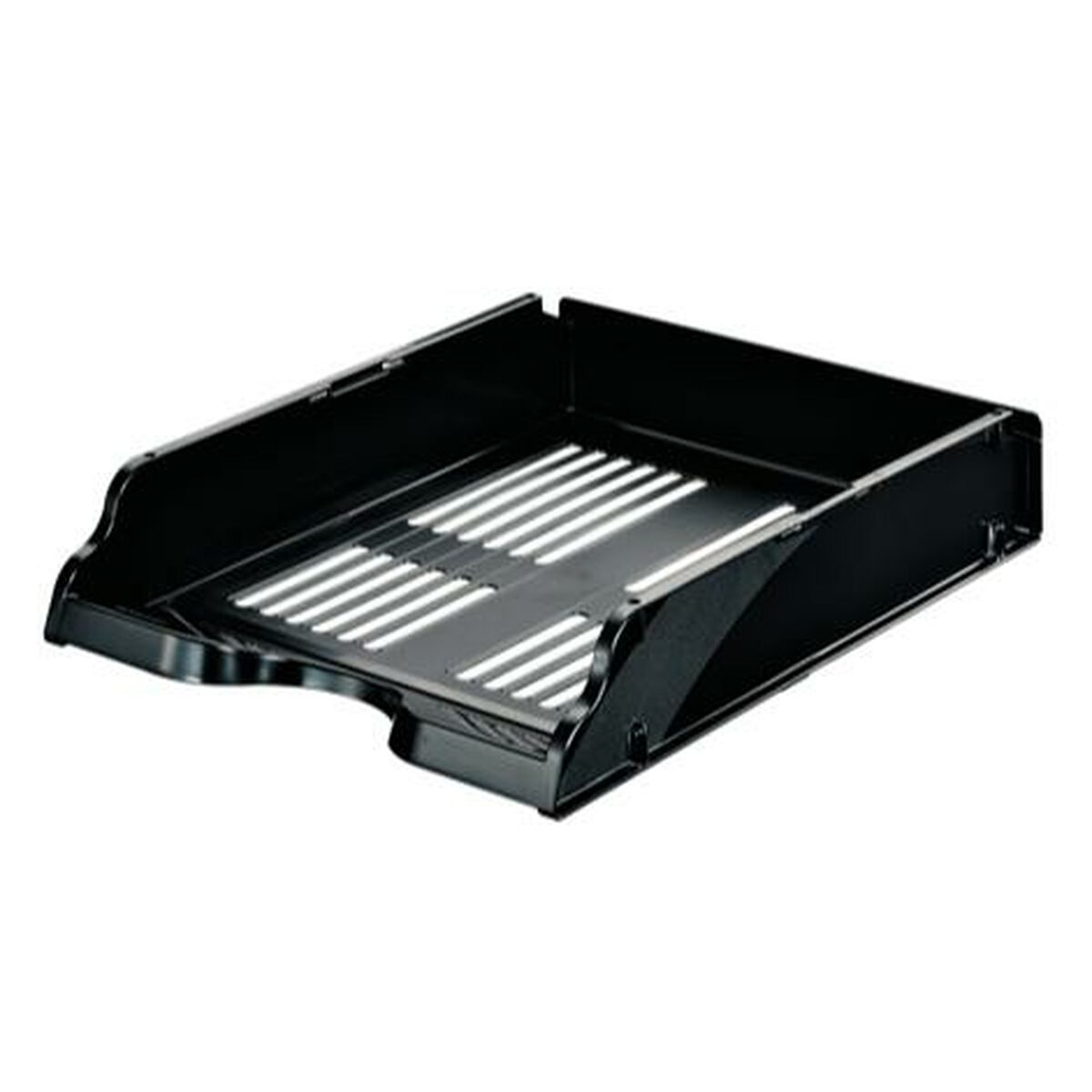 Vassoio Portadocumenti Esselte Nero polistirene 26 x 7,6 x 33,6 cm (10 Unità) - Immagine 2
