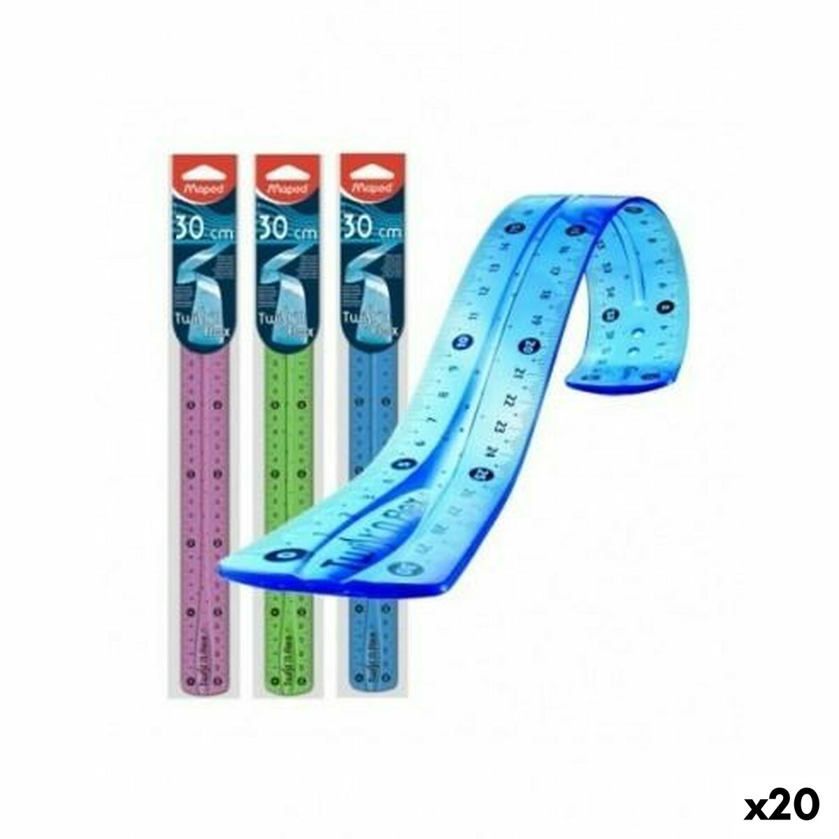 Seti di righelli Maped Twist