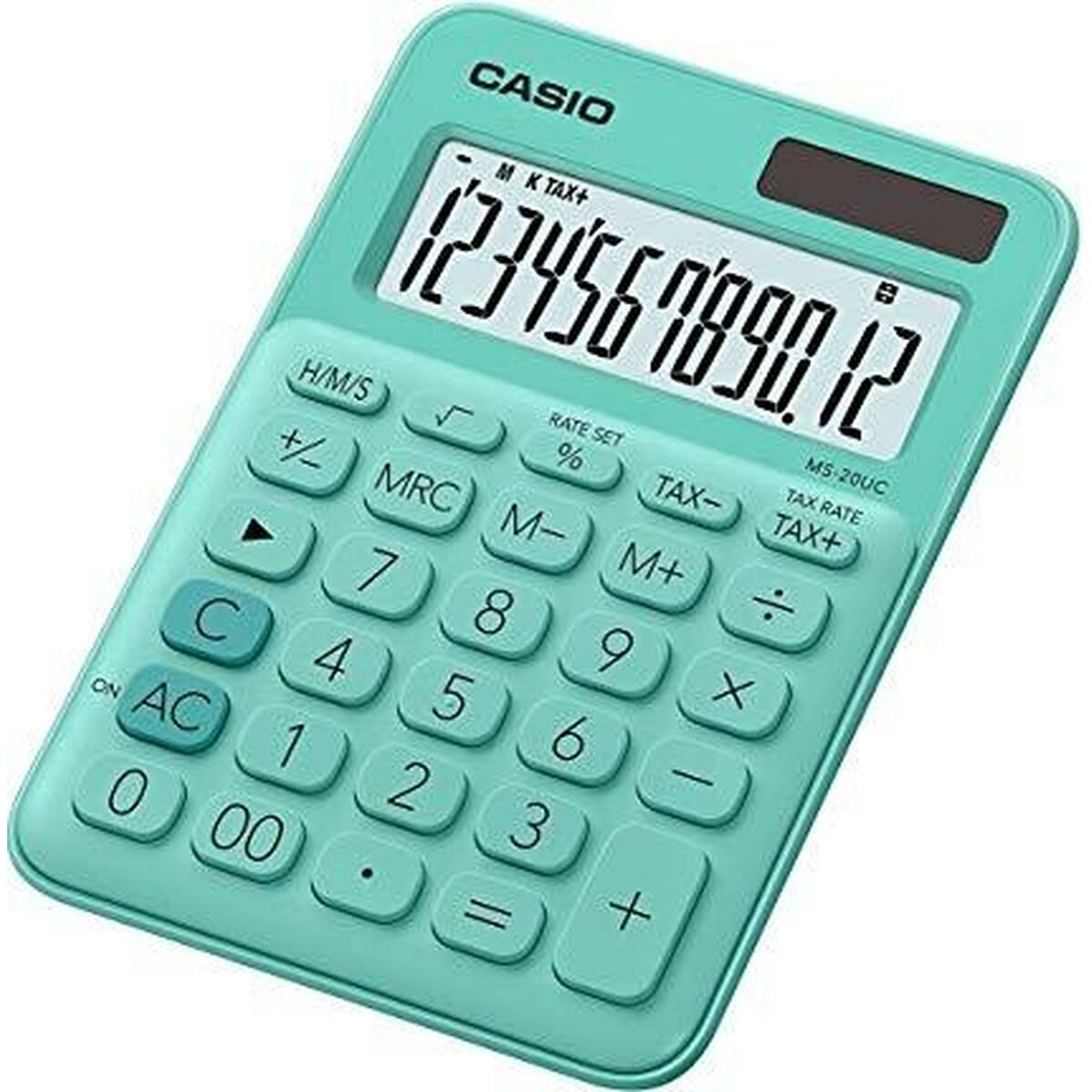 Calcolatrice Casio MS-20UC Verde 2,3 x 10,5 x 14,95 cm (10 Unità) - Immagine 2