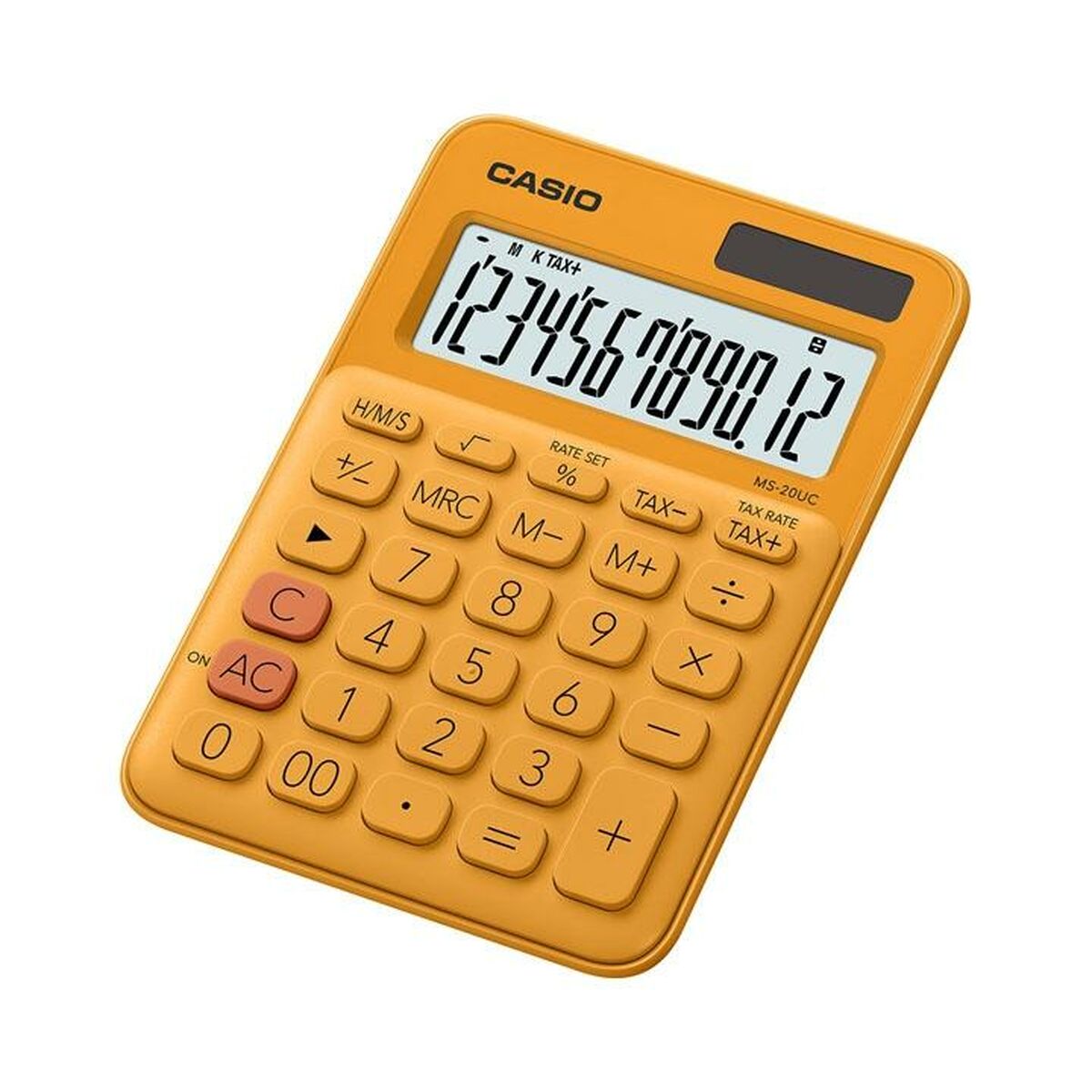 Calcolatrice Casio MS-20UC 2,3 x 10,5 x 14,95 cm Arancio (10 Unità) - Immagine 2