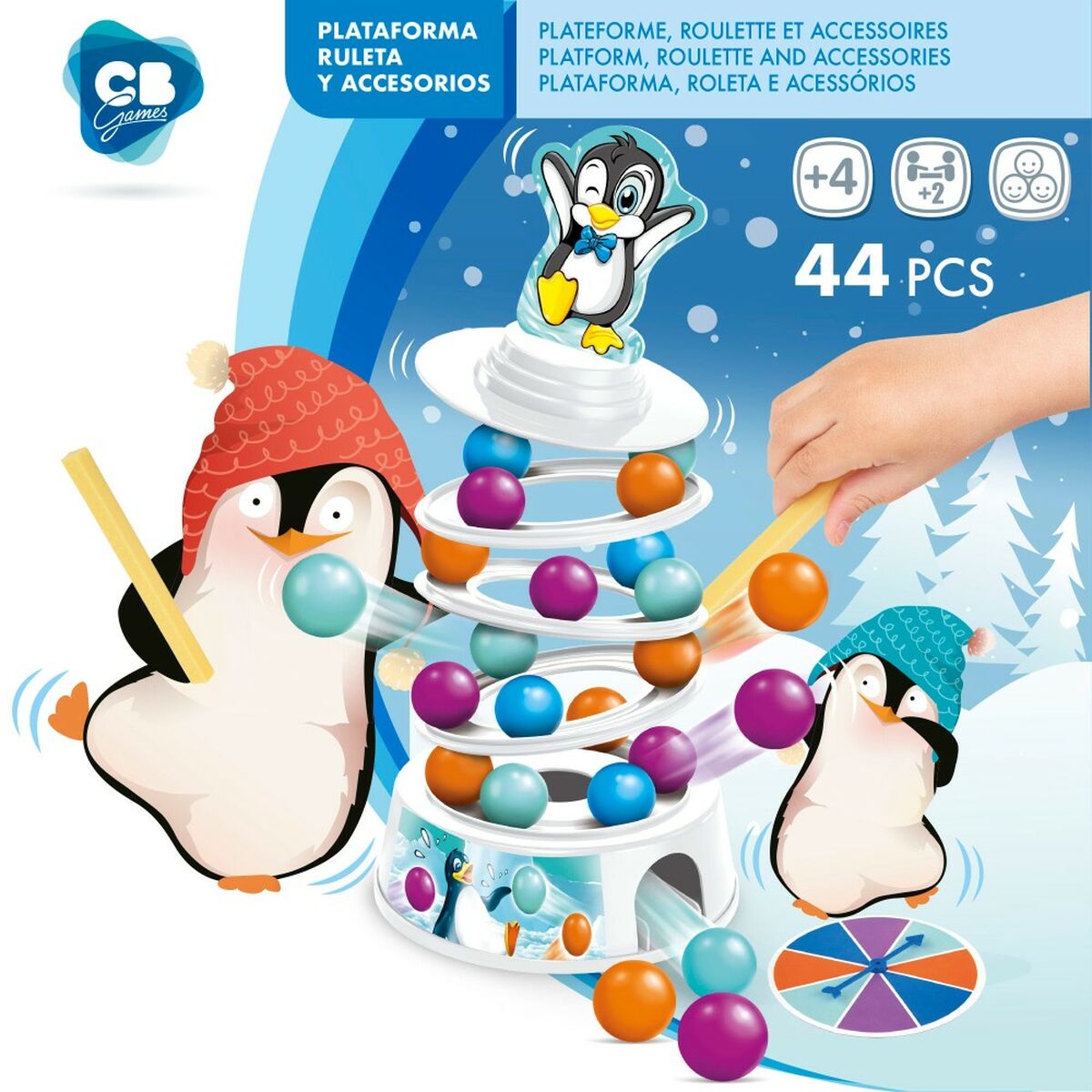 Gioco da Tavolo Colorbaby Pinguino (6 Unità) - Immagine 3