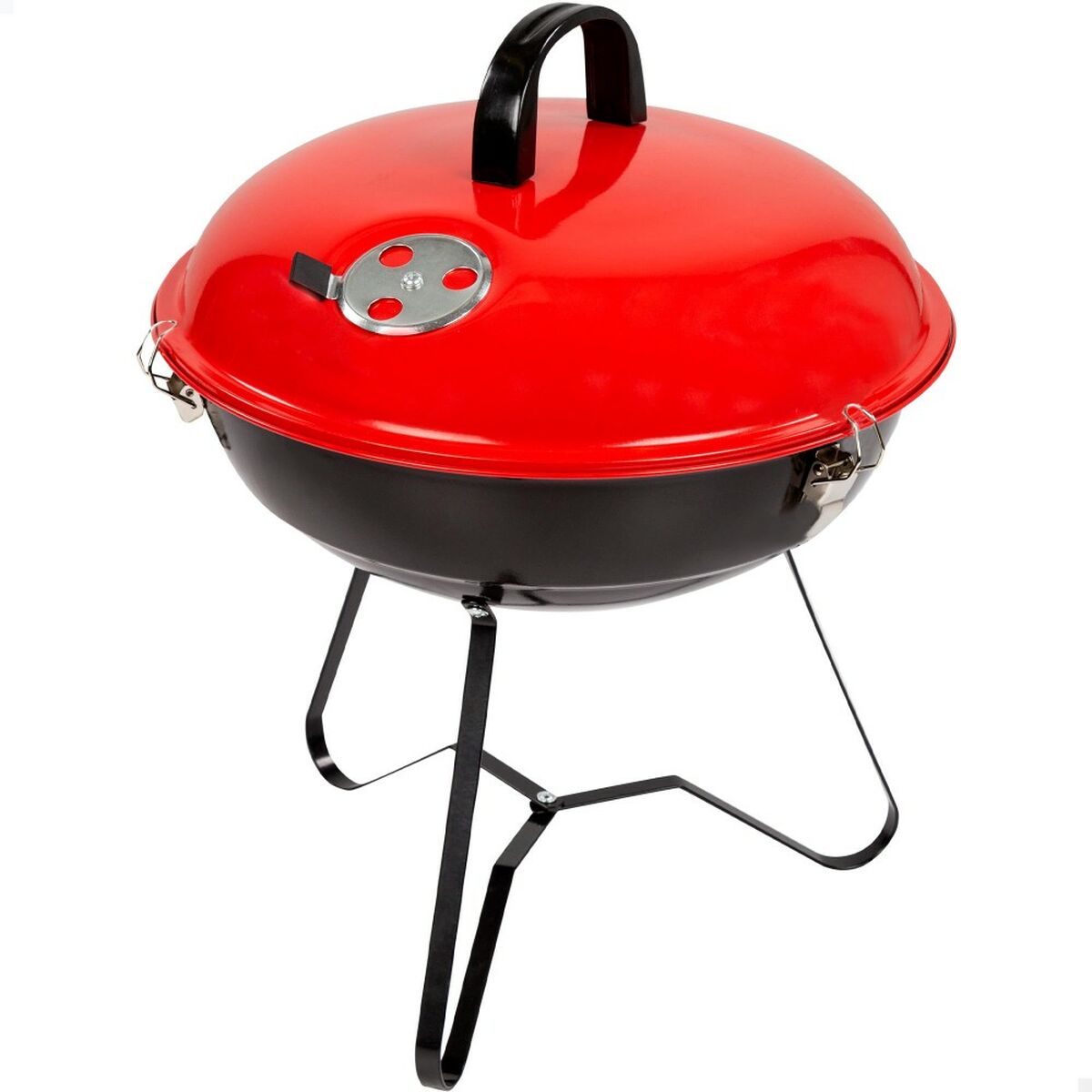 Barbecue Portatile Aktive Metallo smaltato Ø 36 cm 36 x 44 x 36 cm (4 Unità) Rosso - Immagine 2