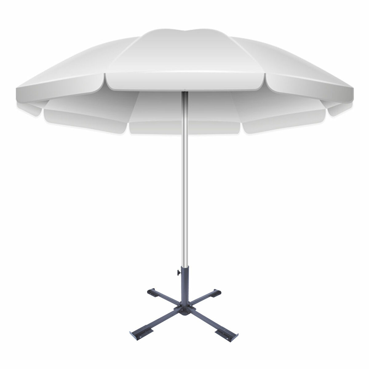 Base per Ombrellone Aktive 86 x 34 x 86 cm Nero Metallo (2 Unità) - Immagine 4