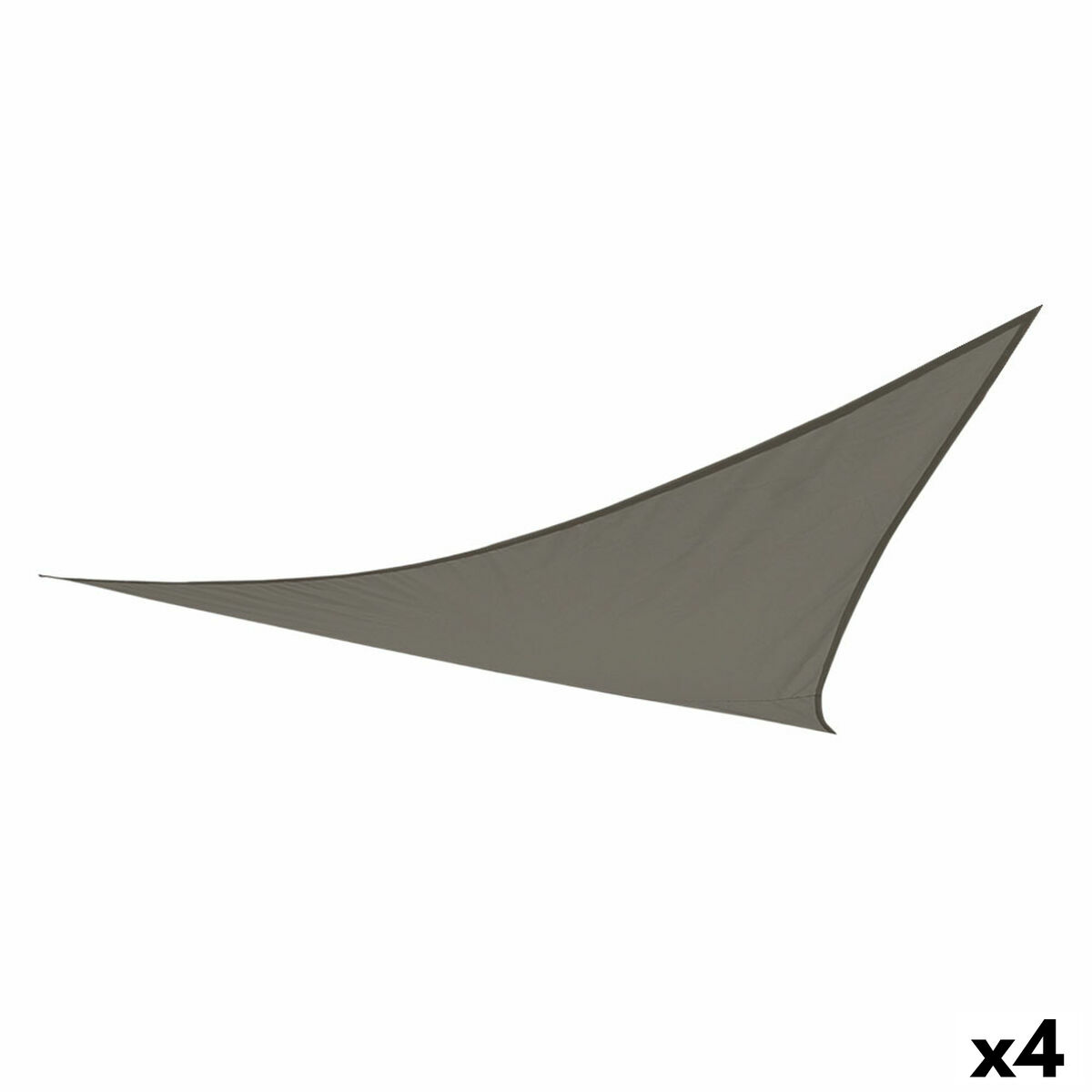 Vela parasole Aktive Grigio 500 x 0,5 x 500 cm Triangolare (4 Unità)