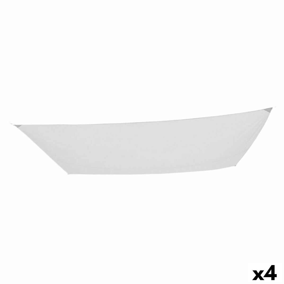 Vele parasole Aktive Triangolare Bianco 300 x 0,5 x 400 cm (4 Unità)