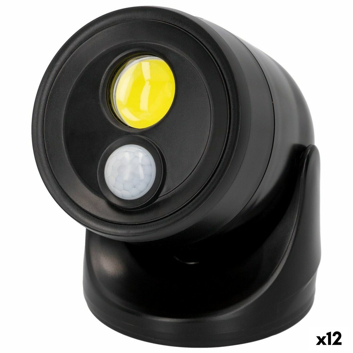 Luce LED con Sensore di Movimento Aktive Plastica 10,5 x 12,5 x 13,5 cm (12 Unità)