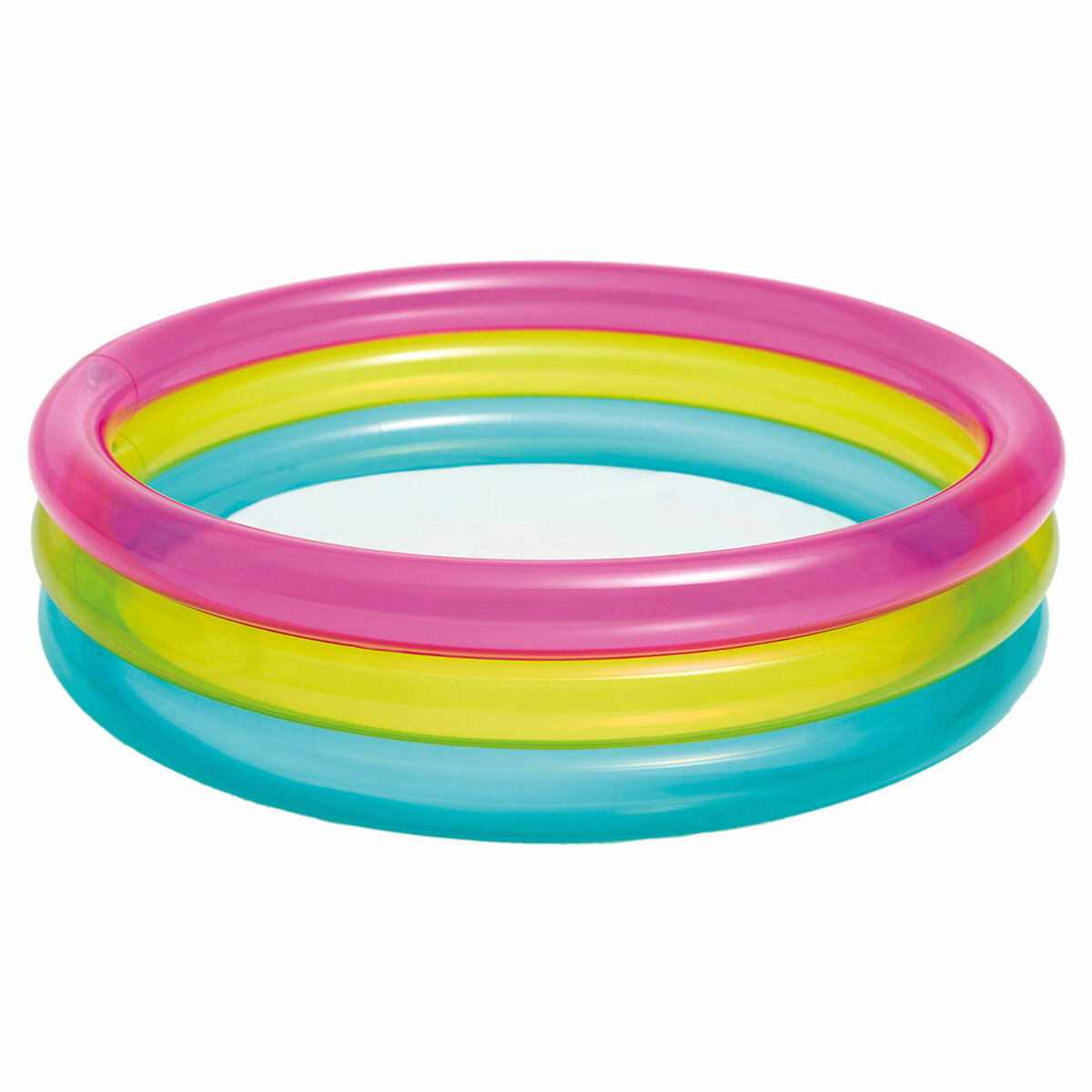 Piscina Gonfiabile per Bambini Intex Arcobaleno Anelli 63 L 86 x 25 x 86 cm (12 Unità) - Immagine 2