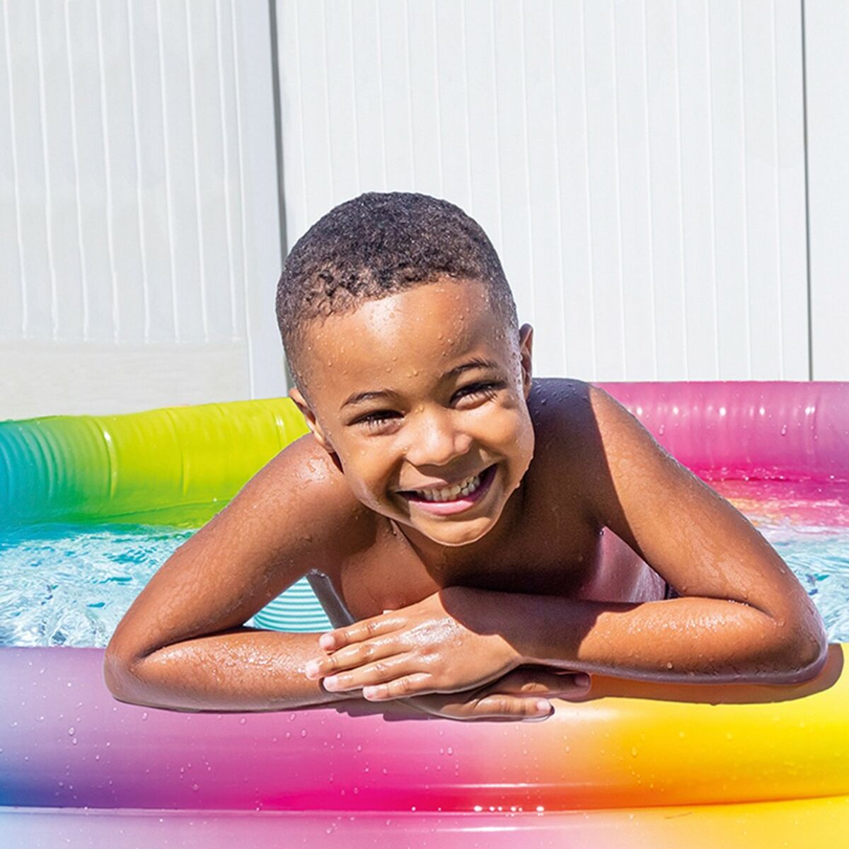 Piscina Gonfiabile per Bambini Intex Multicolore Anelli 330 L 147 x 33 x 147 cm (6 Unità) - Immagine 3