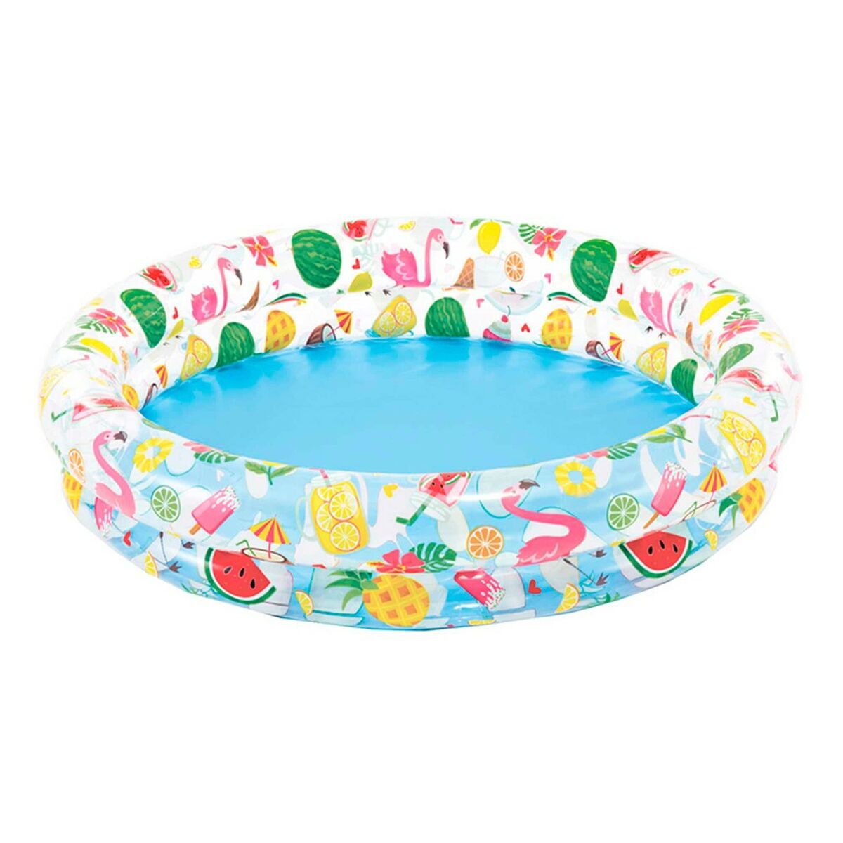 Piscina Gonfiabile per Bambini Intex Tropicale Anelli 150 l 122 x 25 cm (12 Unità) - Immagine 2
