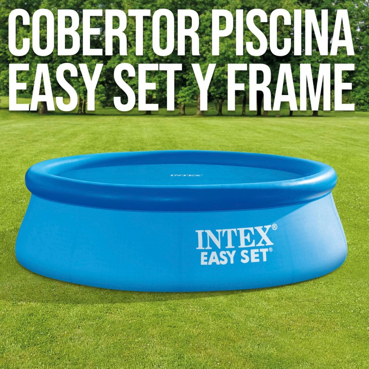 Copertura per piscina Intex 29023 EASY SET/METAL FRAME Ø 448 cm 419 x 419 cm - Immagine 3