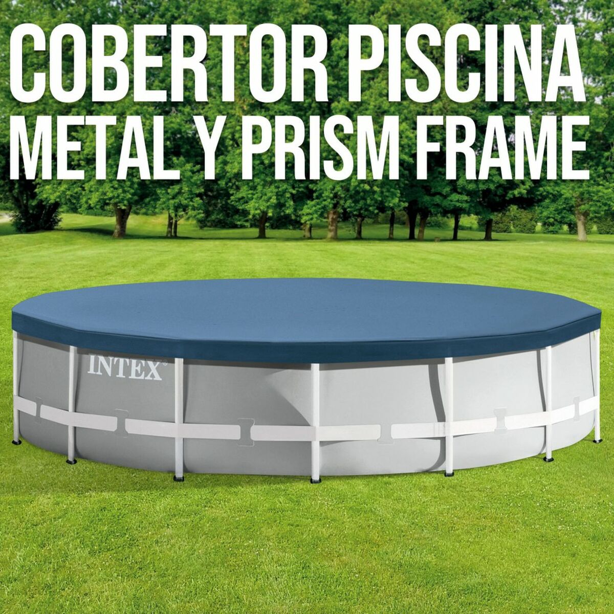 Copertura per piscina Intex 28030 METAL FRAME 305 x 25 x 305 cm - Immagine 3