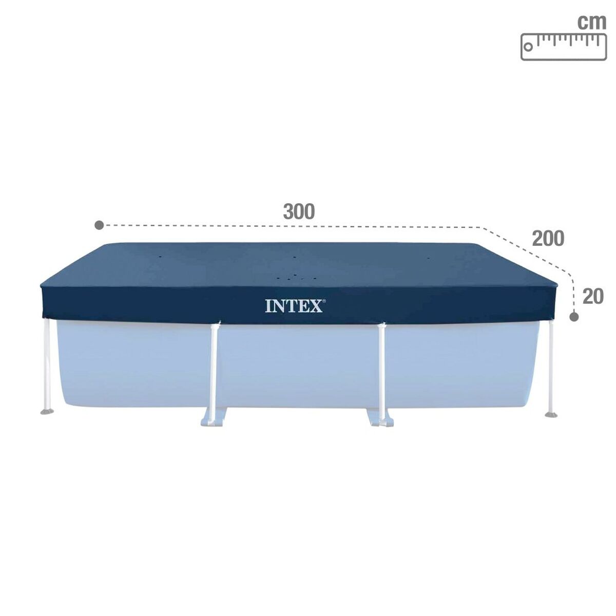 Copertura per piscina Intex 28038 300 x 20 x 200 cm - Immagine 5