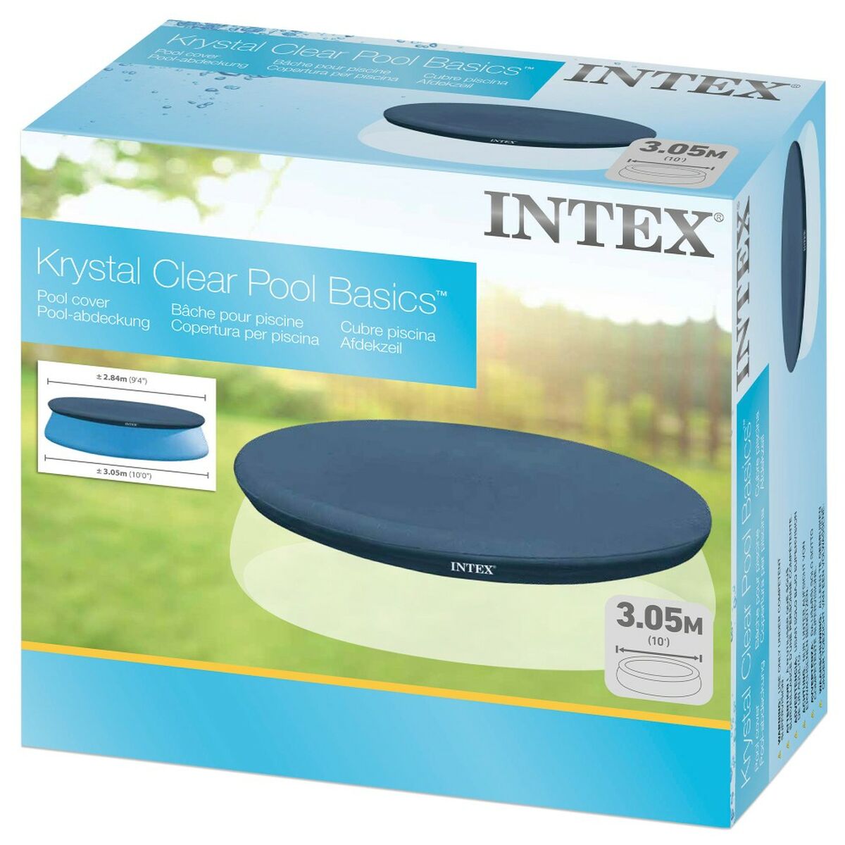 Copertura per piscina Intex 28021 EASY SET 284 x 30 x 284 cm - Immagine 5
