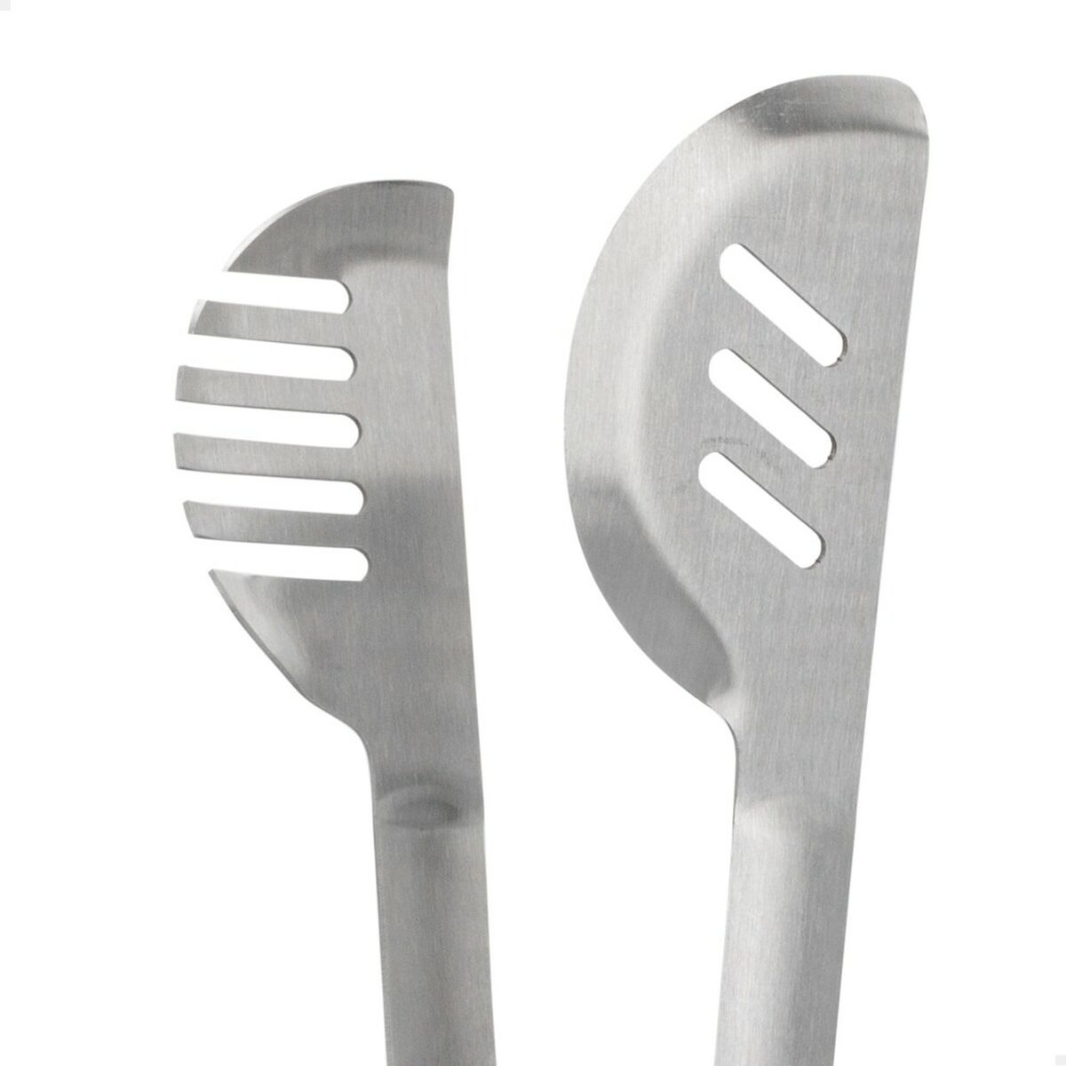 Set Utensili da Barbecue Aktive 4 Pezzi Barbecue Acciaio inossidabile 10 x 42 x 4 cm (4 Unità) - Immagine 6