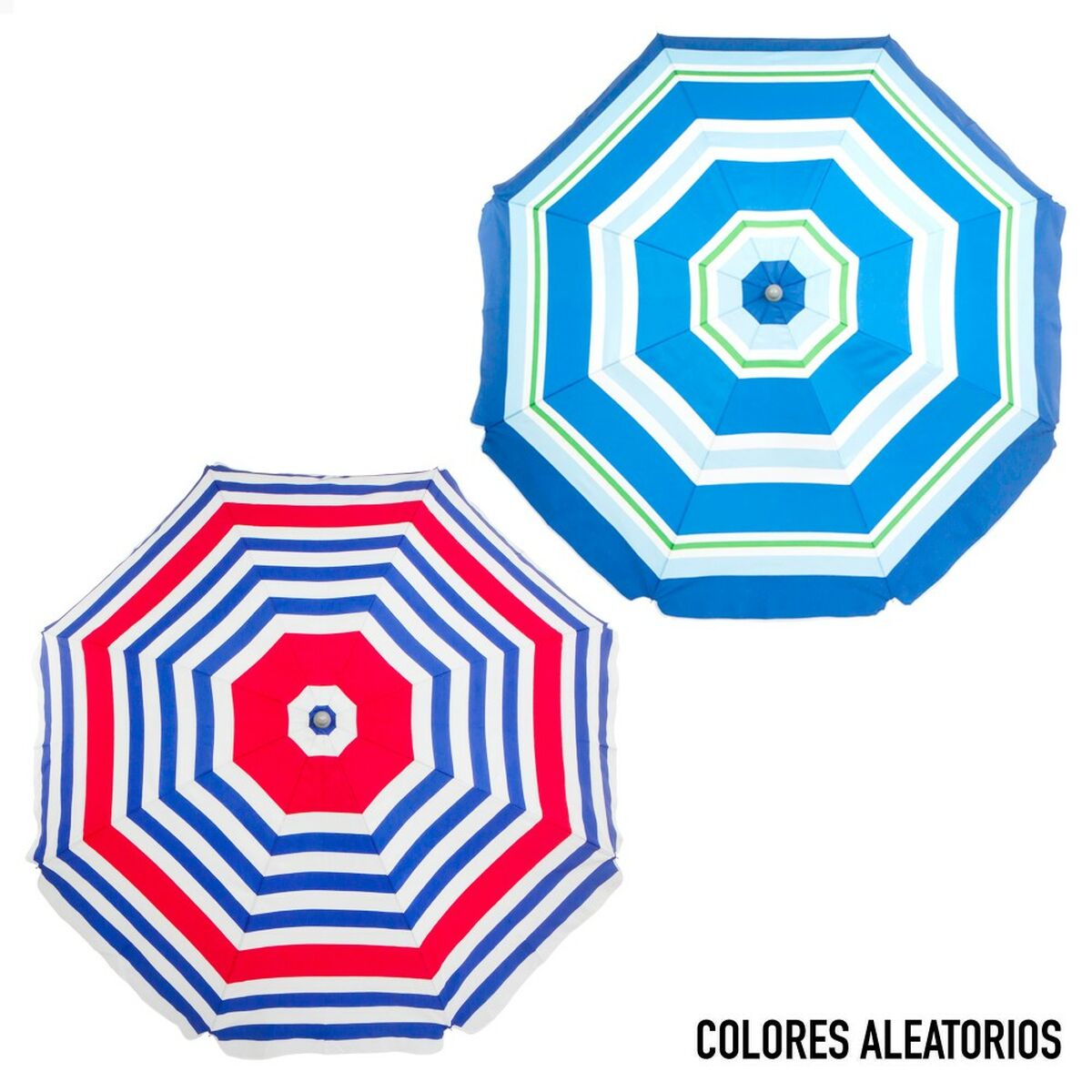 Ombrellone Aktive Azzurro Rosso Ø 200 cm 200 x 196 x 200 cm UV50 (6 Unità) - Immagine 4