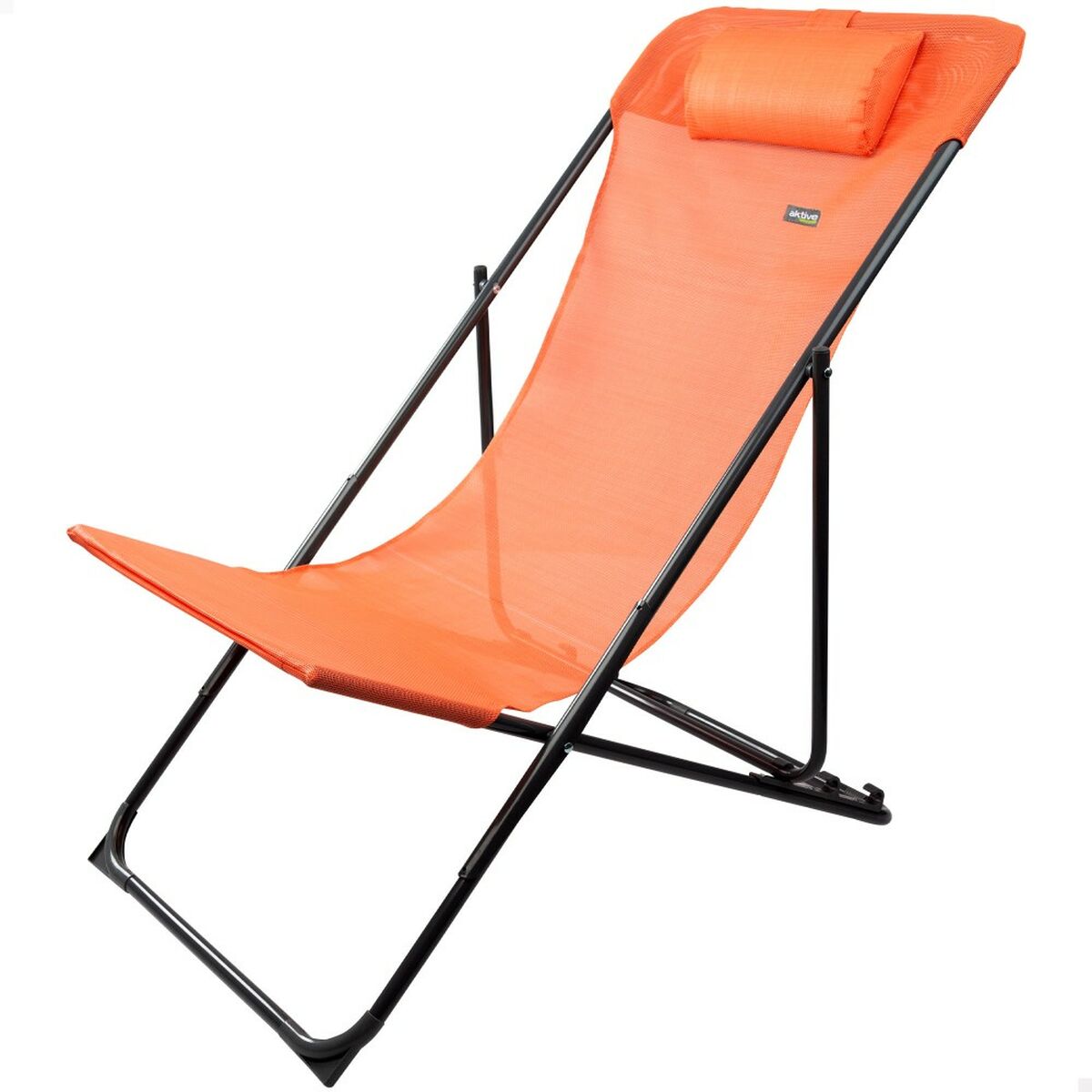 Lettino reclinabile Aktive Arancio 53 x 87 x 78 cm (4 Unità) - Immagine 2