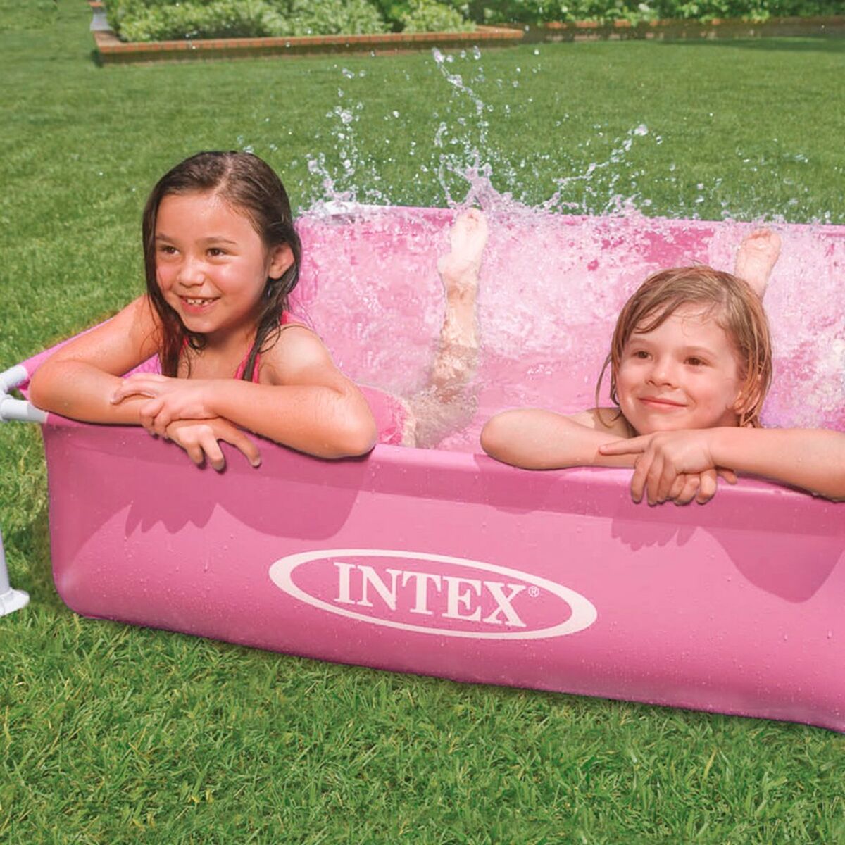 Piscina Smontabile Intex 342 L 122 x 30 x 122 cm Rosa (3 Unità) - Immagine 3