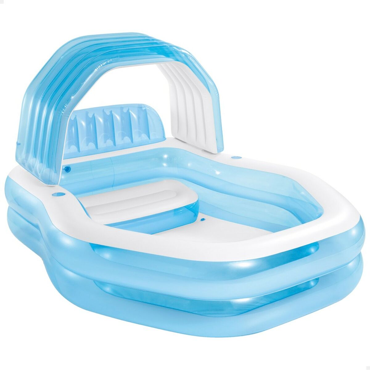 Piscina Gonfiabile Intex Azzurro 530 l 229 x 135 x 191 cm (2 Unità) - Immagine 2