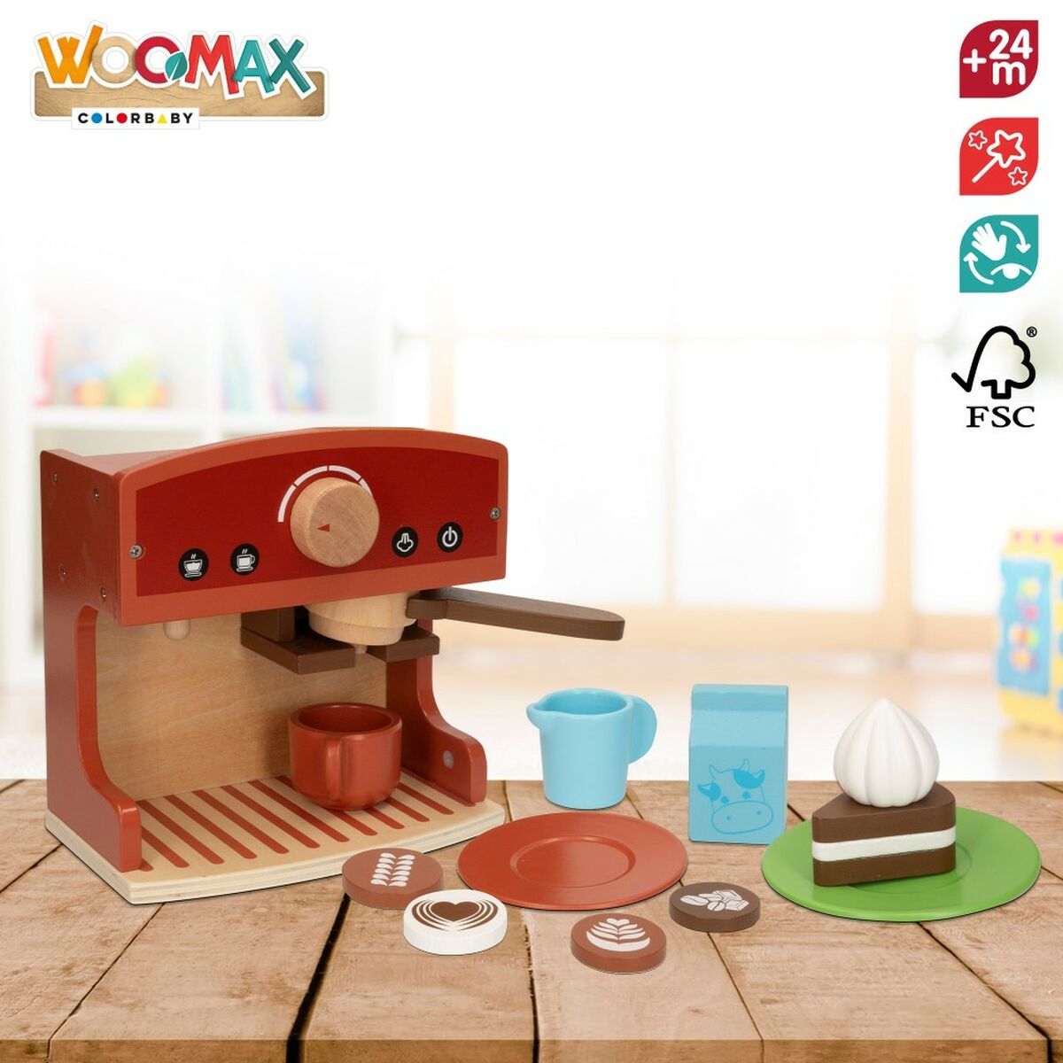 Caffettiera giocattolo Woomax (4 Unità) - Immagine 5