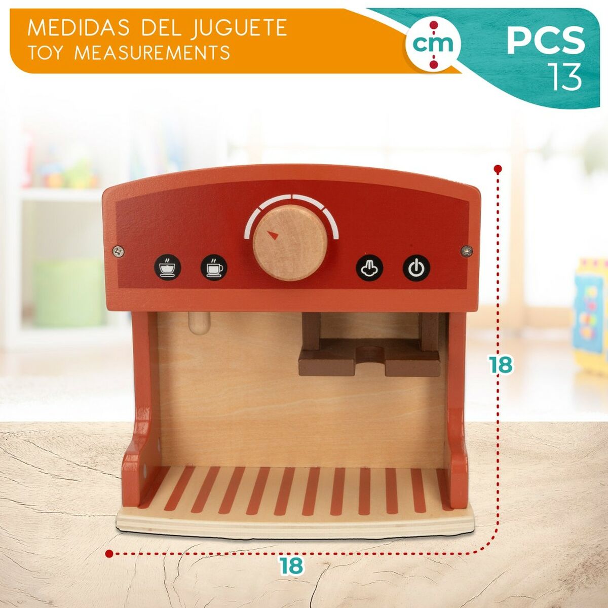 Caffettiera giocattolo Woomax (4 Unità) - Immagine 6