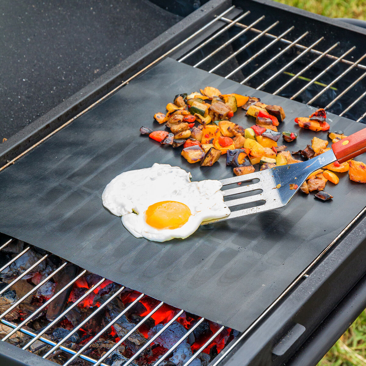 Tappetino per Forno e Barbecue InnovaGoods 2 Unità - Immagine 3