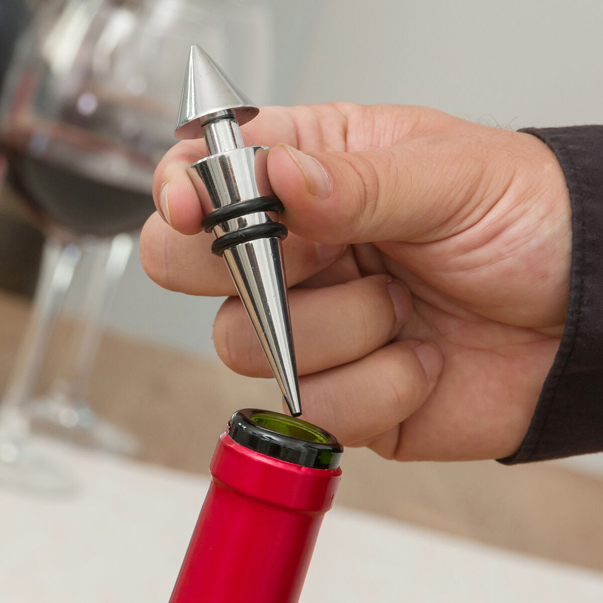Astuccio a Bottiglia per Utensili Vino InnovaGoods 5 Pezzi - Immagine 4
