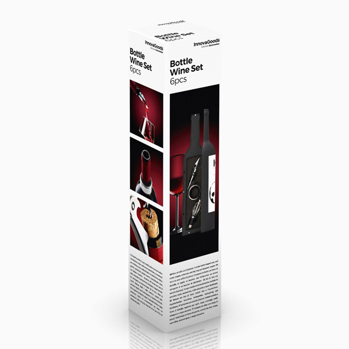 Astuccio a Bottiglia per Utensili Vino InnovaGoods 5 Pezzi - Immagine 8