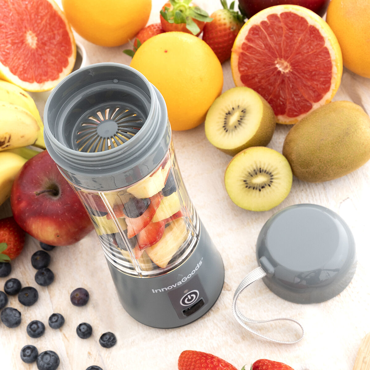 Frullatore a Immersione Portatile Ricaricabile Shakuit InnovaGoods - Immagine 2