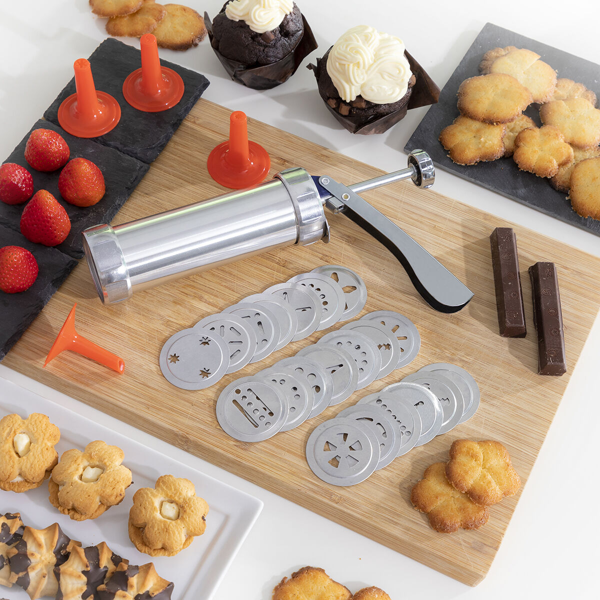 Macchina per fare i Biscotti e Sac à poche 2 in 1 Prekies InnovaGoods - Immagine 4