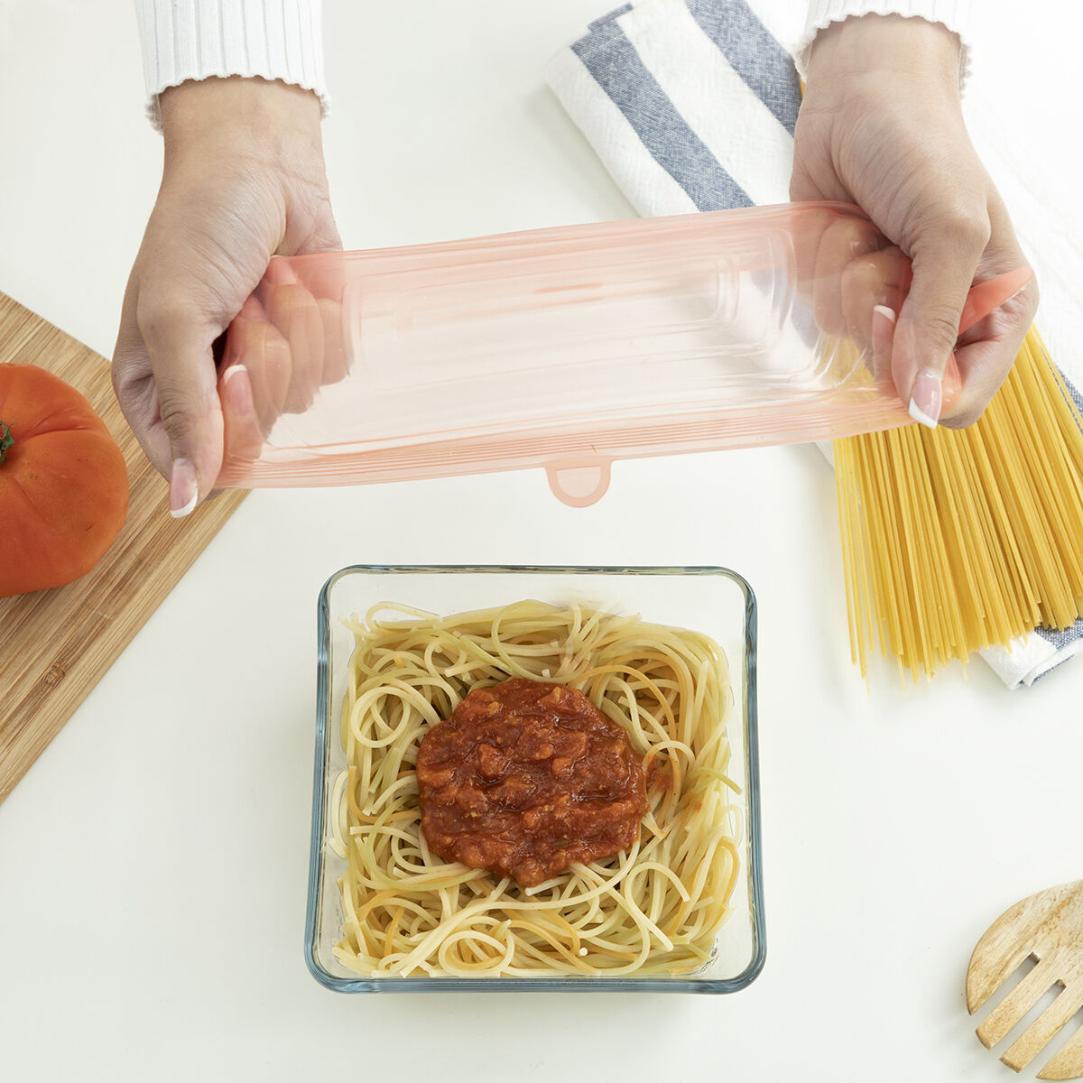 Set di 10 Coperchi in Silicone Estensibili e Riutilizzabili Lilyd InnovaGoods - Immagine 4