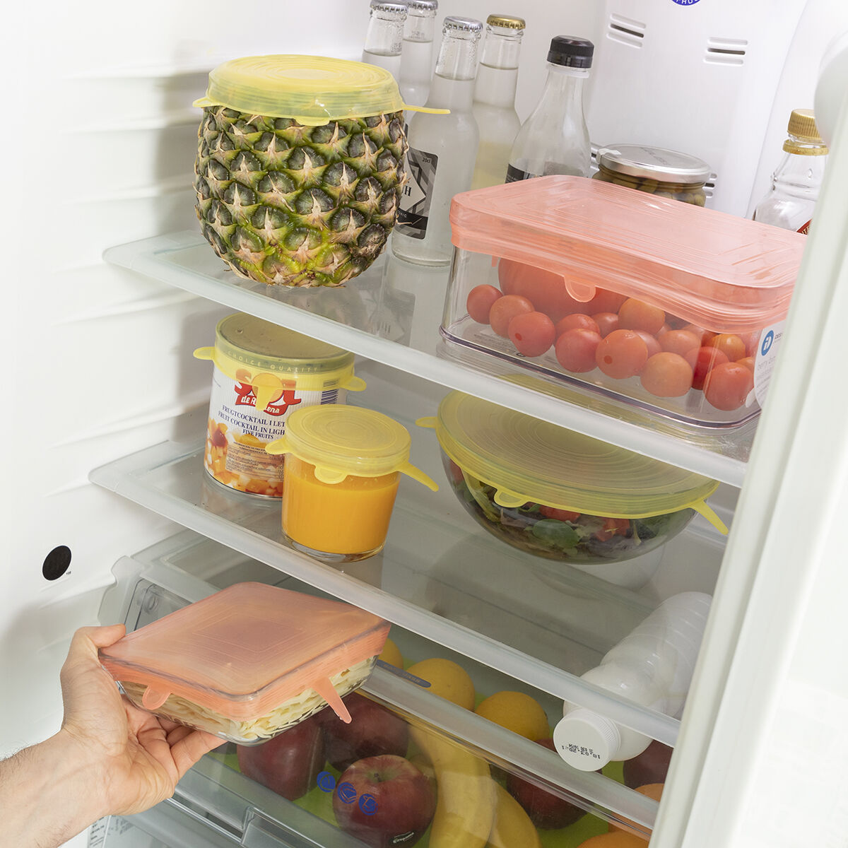 Set di 10 Coperchi in Silicone Estensibili e Riutilizzabili Lilyd InnovaGoods - Immagine 5