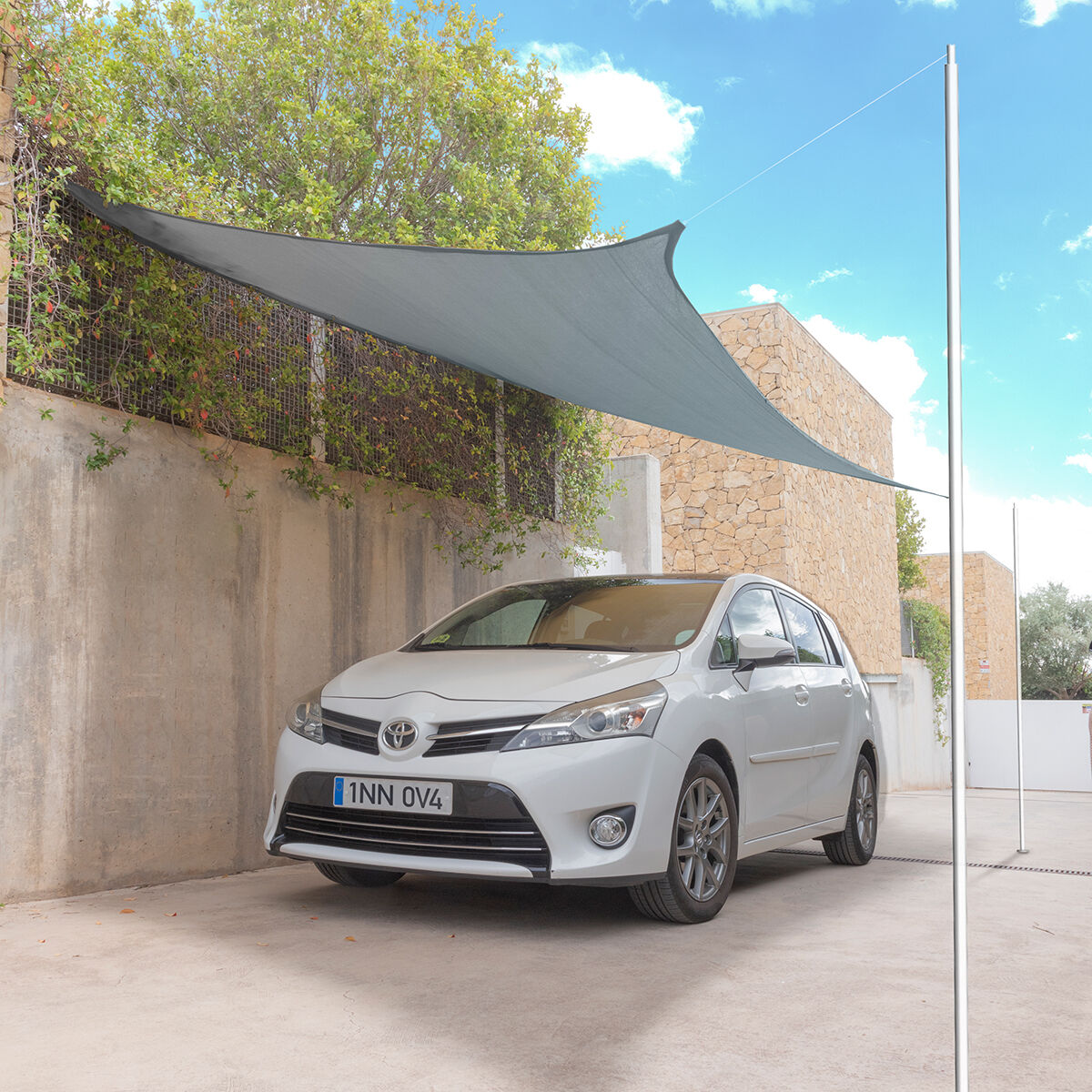 Tenda Parasole a Vela Rettangolare Reshad InnovaGoods 3 x 4 m - Immagine 8
