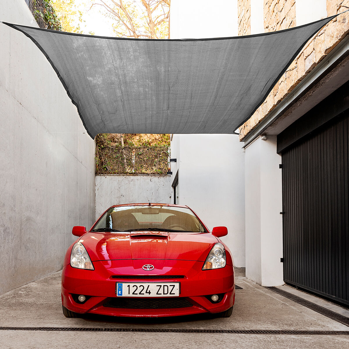 Tenda Parasole a Vela Rettangolare Shazail InnovaGoods 2 x 3 m - Immagine 2