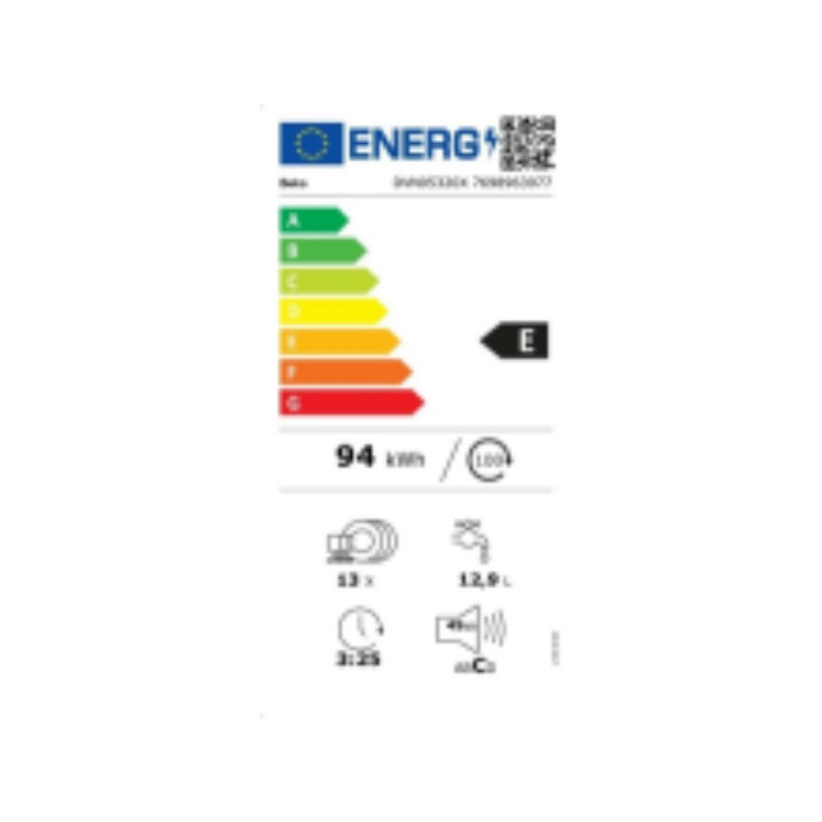 Lavastoviglie BEKO DVN05320X 60 cm (60 cm) - Immagine 2