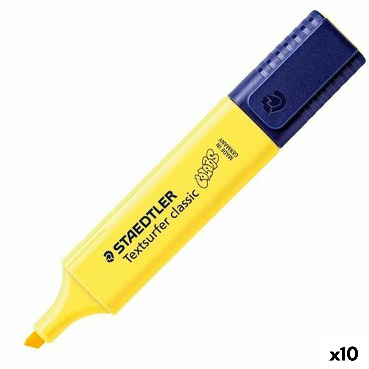 Evidenziatore Staedtler Textsurfer Classic Pastel Giallo (10 Unità)